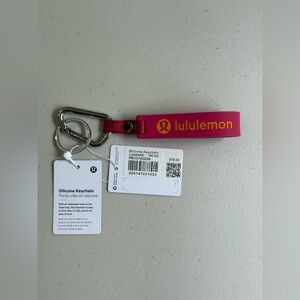 Lululemon Silicone Keychain RBCO/MGDM Raspberry coulis/Mango Dream